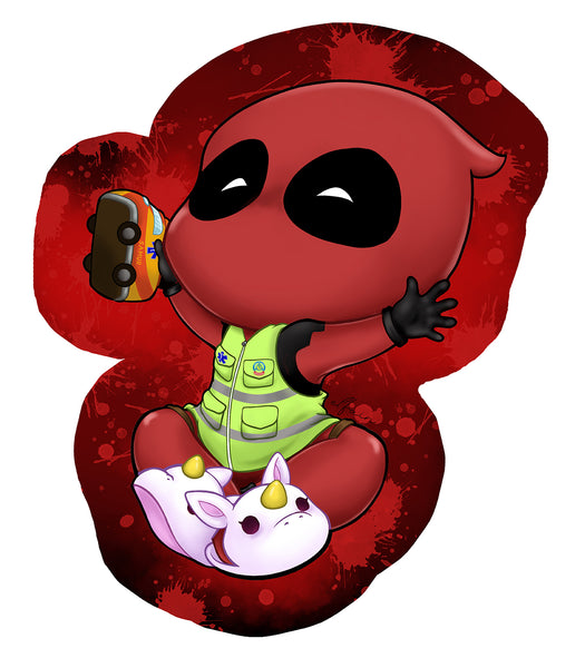PREORDER Plush pillow Cojín de peluche SAMUR Deadpool