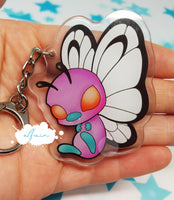 Llavero Butterfree rosa