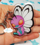 Llavero Butterfree rosa
