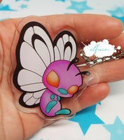 Llavero Butterfree rosa