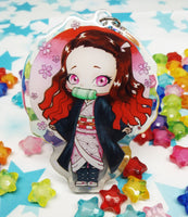 Keychain Llavero Nezuko holo