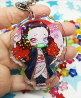 Keychain Llavero Nezuko holo