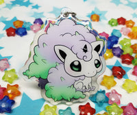 Keychain Llavero Ponyta Galar holo