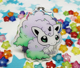 Keychain Llavero Ponyta Galar holo