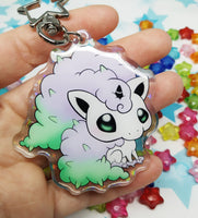 Keychain Llavero Ponyta Galar holo