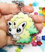 Keychain Llavero Ponyta Galar Shiny holo