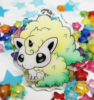 Keychain Llavero Ponyta Galar Shiny holo