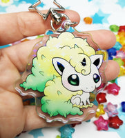 Keychain Llavero Ponyta Galar Shiny holo