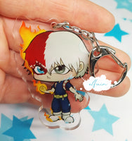 Llavero Todoroki keychain