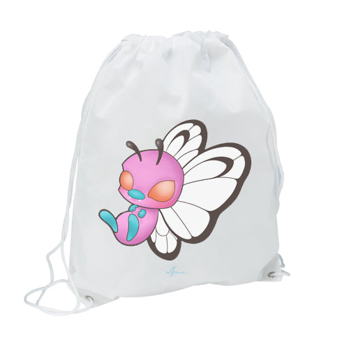 Mochila saco Butterfree rosa