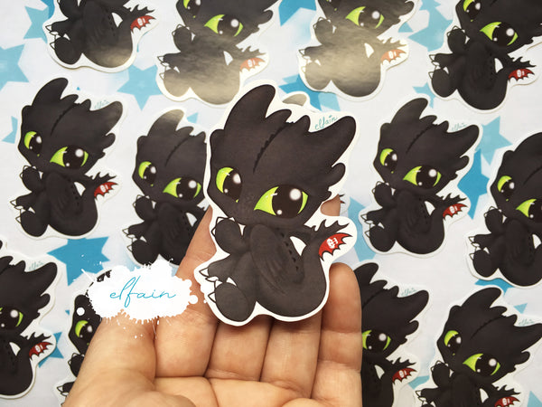 Pegatina Sticker Desdentado Toothless