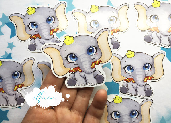 Pegatina papel sticker Dumbo