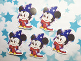 Pegatina papel sticker Mickey brujo