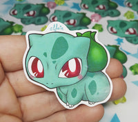 Pegatina papel sticker Bulbasaur