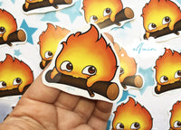 Pegatina papel sticker Calcifer