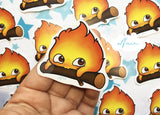 Pegatina papel sticker Calcifer