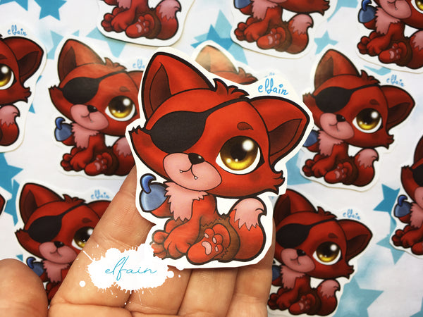 Pegatina papel Sticker Foxy