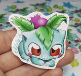 Sticker pegatina papel Ivysaur