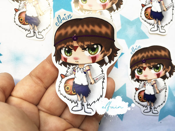 Pegatina papel sticker Mononoke