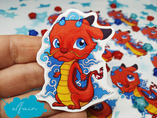 Sticker Pegatina papel Mushu