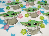 Sticker Pegatina Baby Yoda