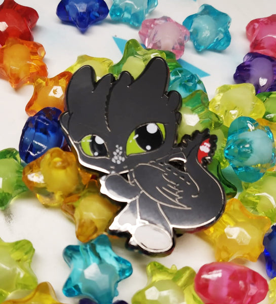Toothless Hard Enamel pin